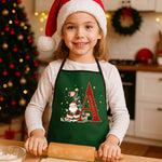 Personalised Christmas apron for kids