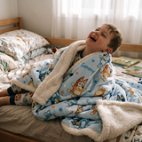 Personalised Kids Luxe Sherpa Blanket