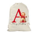 Gingerbread Man Santa Sack