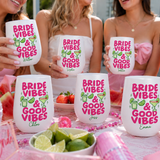 Bride Vibes Personalised Wine Tumbler