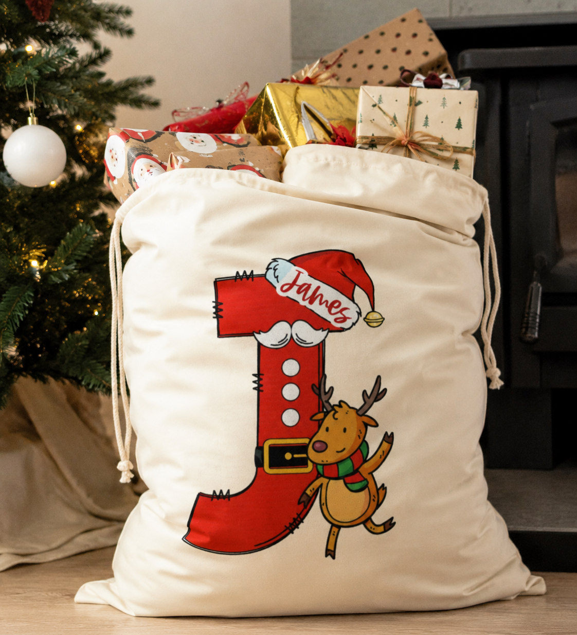 Santa Suit Initial Santa Sack