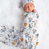 african animals swaddle