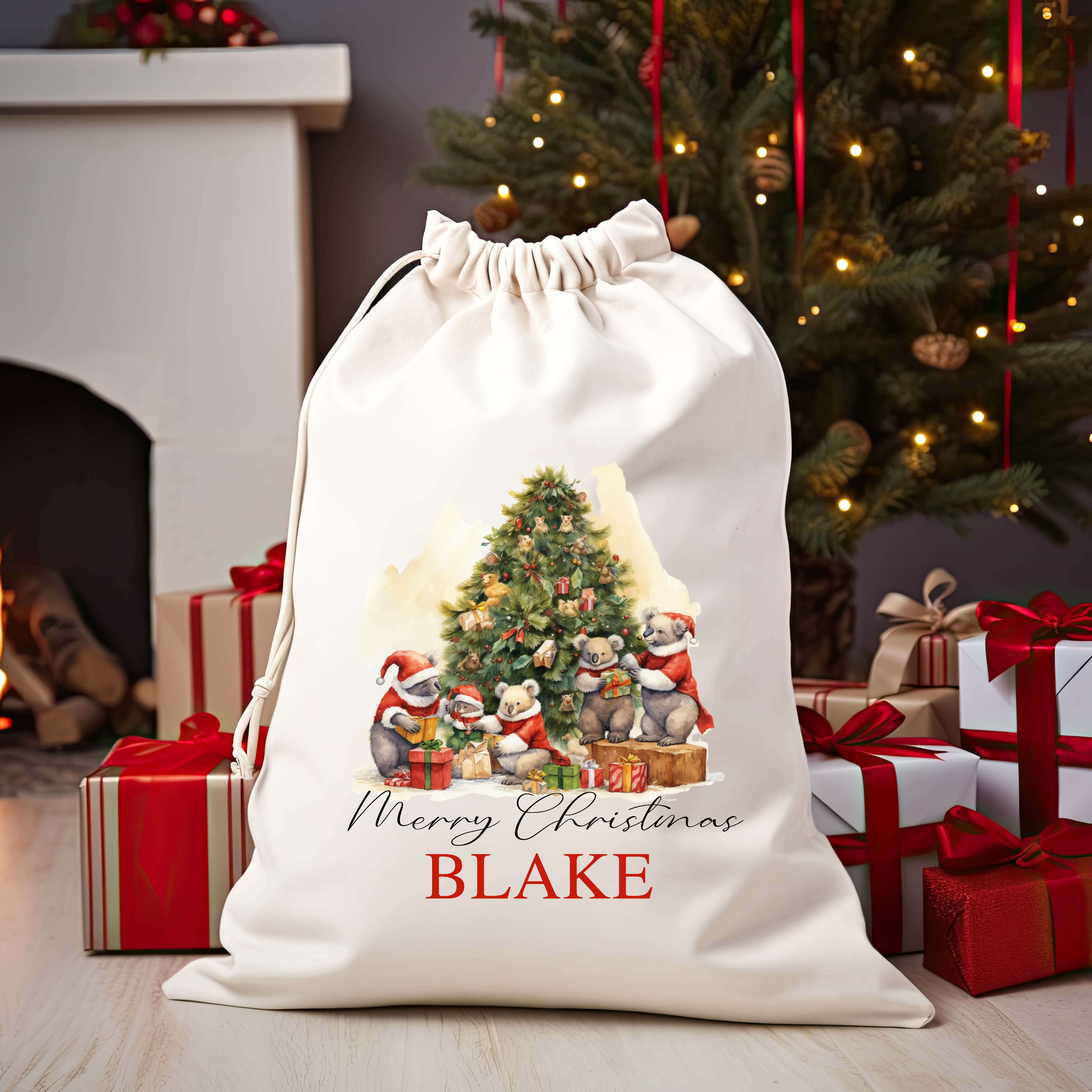 aussie christmas Santa Sacks