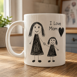 Personalised Colouring-In Mug for Mum