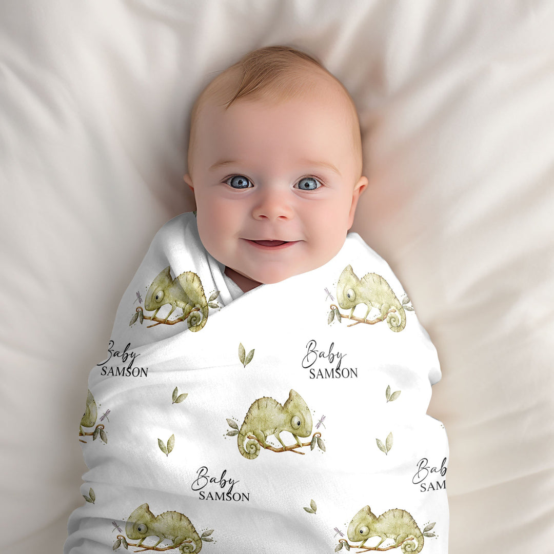 Custom Swaddle Wrap &amp; Beanie