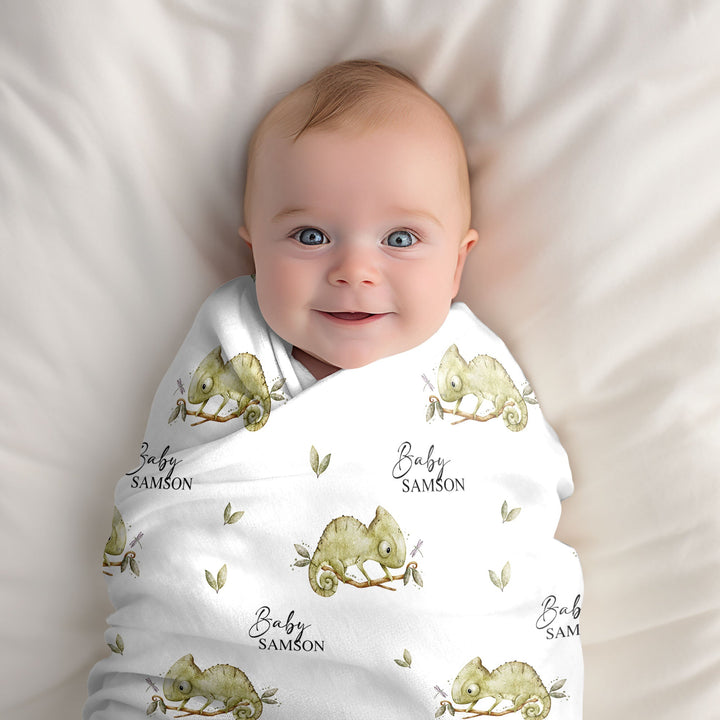 Custom Swaddle Wrap &amp; Beanie