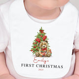 Christmas Bear Bib
