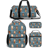 mermaid backpack lunch bag duffle bag combo