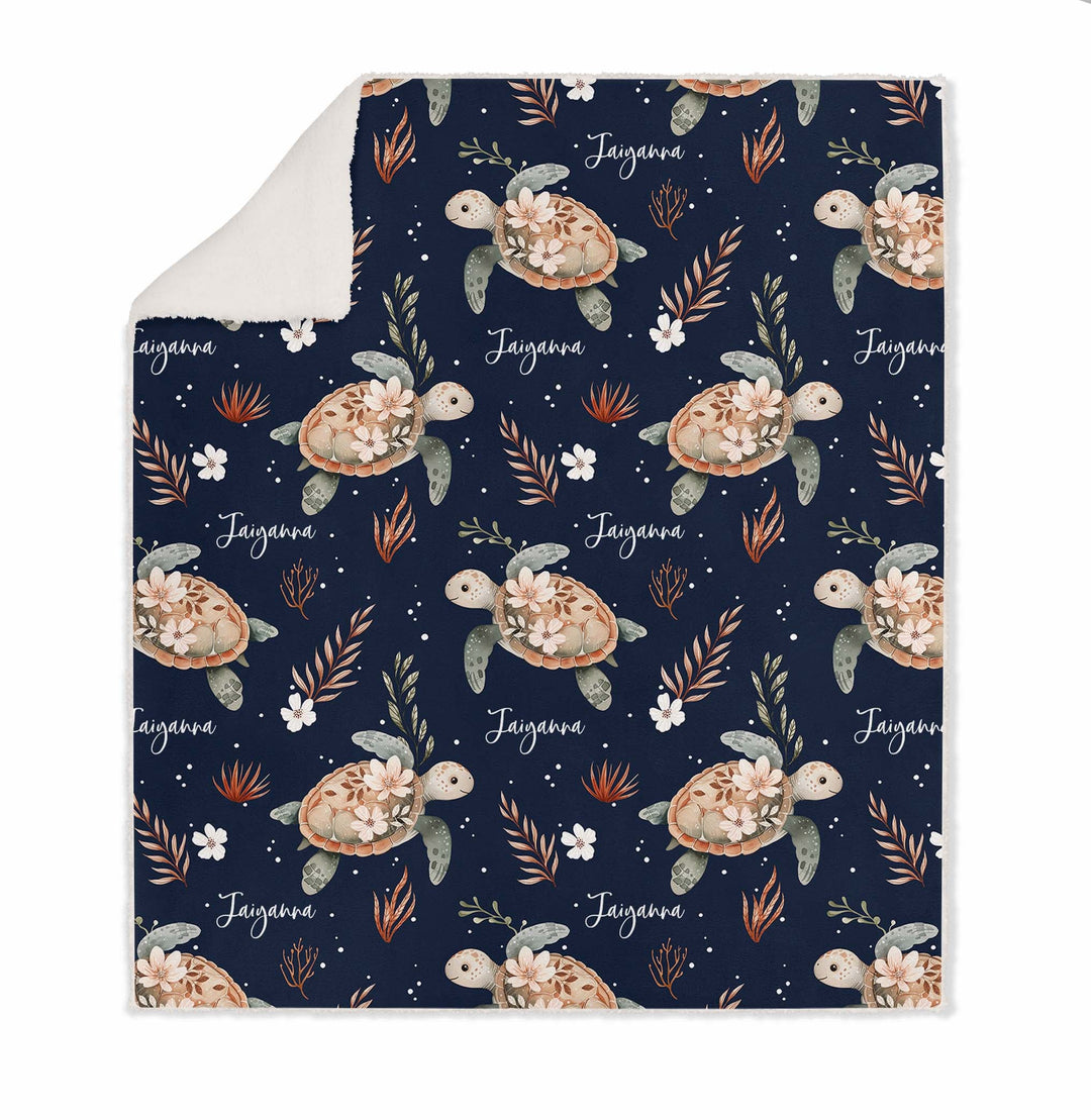 TURTLE KIDS SHERPA BLANKET