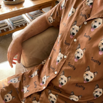personalised short pet pyjama