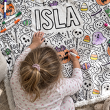 Halloween Colouring Blanket