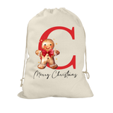 Gingerbread Man Santa Sack