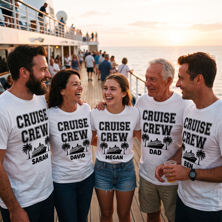 Cruise Crew Summer Personalized T-Shirt