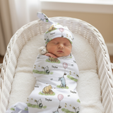 personalised swaddle set winnie the pooh