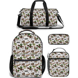 Personalised Duffle Bag, Backpack, Lunch Bag + Pencil Case Value Combo
