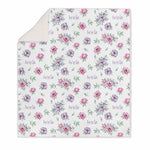 FLORAL KIDS BLANKET SHERPA PERSONALISED