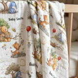 Personalised Muslin Swaddle Wrap