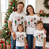 Family Time personalised Christmas shirt with custom names - The Custom Co