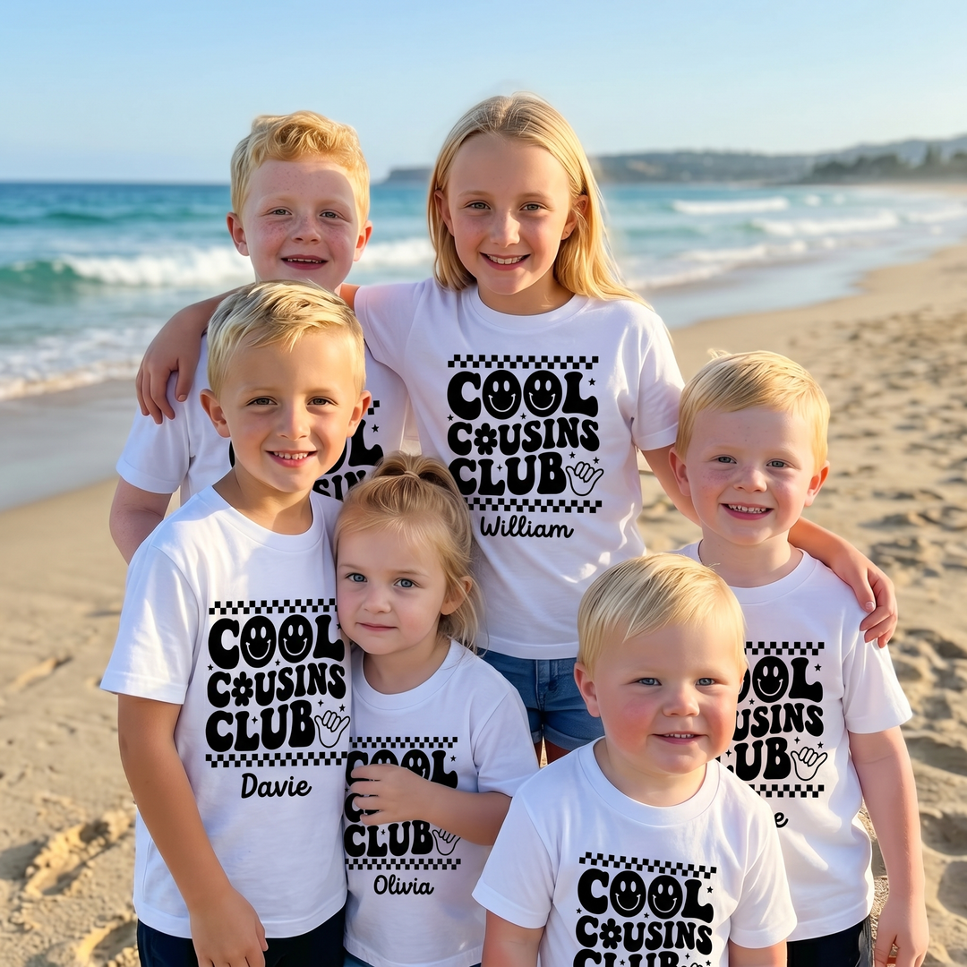 Personalised Cool Cousins Club T-Shirt