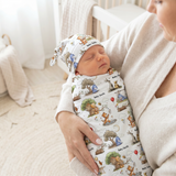 Personalised Swaddle & Beanie Set