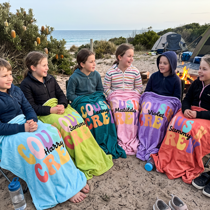 Cousin Crew Personalized Blanket