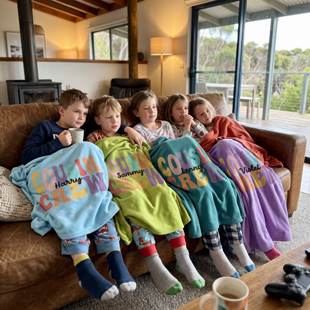 Cousin Crew Personalized Blanket