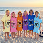Personalised Salty & Sandy Cousin Crew hooded towel keepsake gift idea - The Custom Co