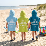 Matching Sun & Surf Cousin Crew hooded towel for the cousins - The Custom Co