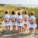 Thanksgiving Crew 2026 Pumpkin beach towel personalised with each name, Thanksgiving gift