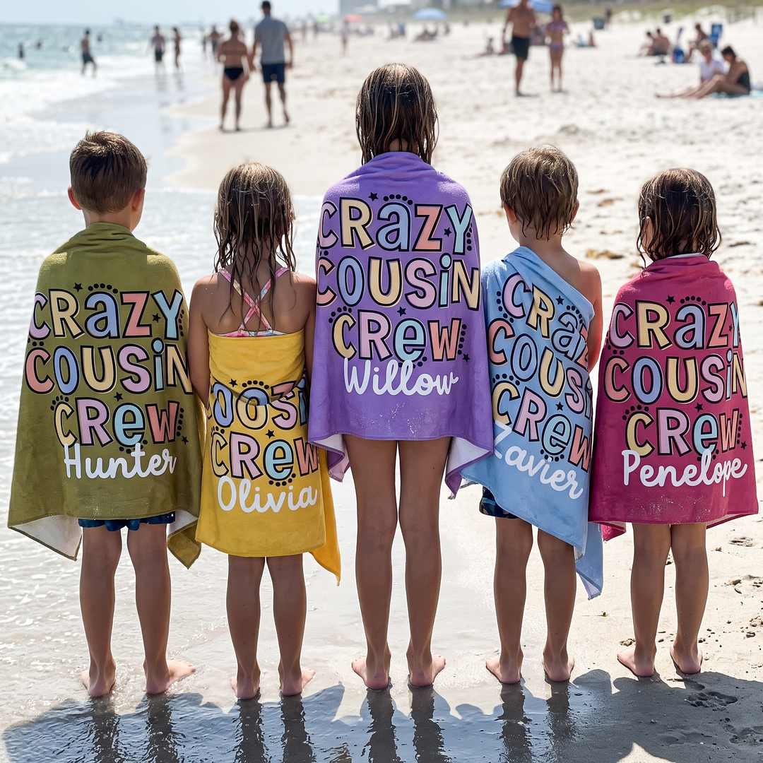Crazy Cousin Crew Custom Towel