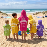 Personalised Sun & Surf Cousin Crew hooded towel keepsake gift idea - The Custom Co