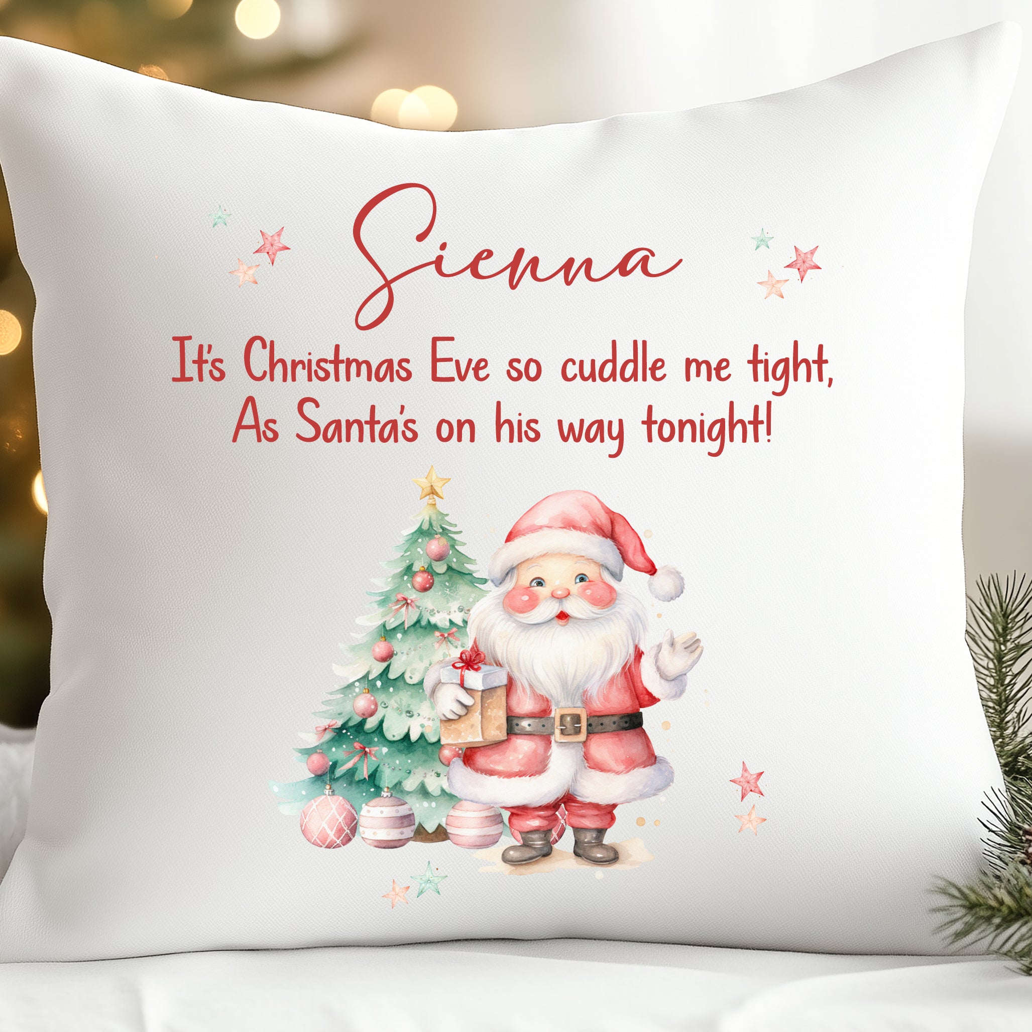PERSONALISED CHRISTMAS CUSHION