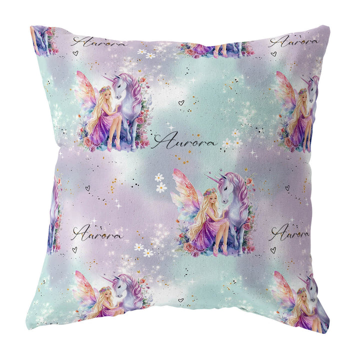 FAIRIES &amp; UNICORNS KIDS CUSHION