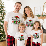 Personalised Christmas Crew Family T-Shirt