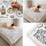 Dumpling Squishy Colouring Blanket
