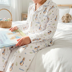 Personalised long sleeve kids Easter pyjamas with all-over Easter print and child’s name