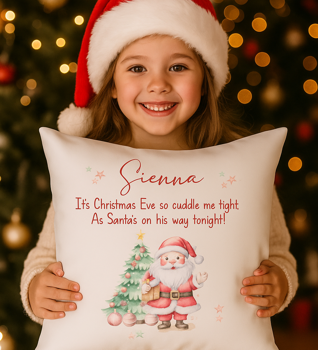CHRISTMAS EVE BOX CUSTOM KIDS CUSHION