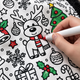 Personalised Christmas Colouring Blanket