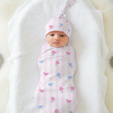 Bows & Daisies Swaddle Set (Non-Personalised)