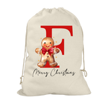 Gingerbread Man Santa Sack