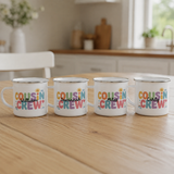 Personalised Sunshine Cousin Crew Enamel Mug