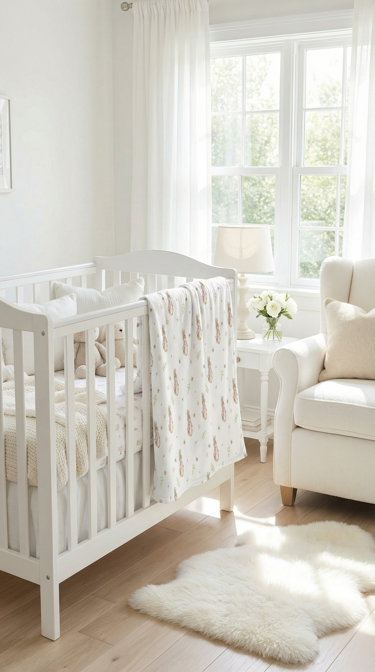 Flopsy blanket for pram naps and bedtime