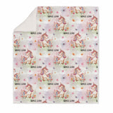UNICORN SHERPA BLANKET
