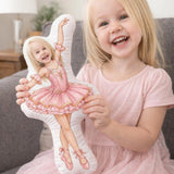 Personalised Photo Face Pillow – Custom Character Cushion