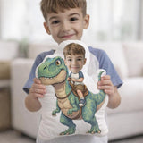Personalised Photo Face Pillow – Custom Character Cushion