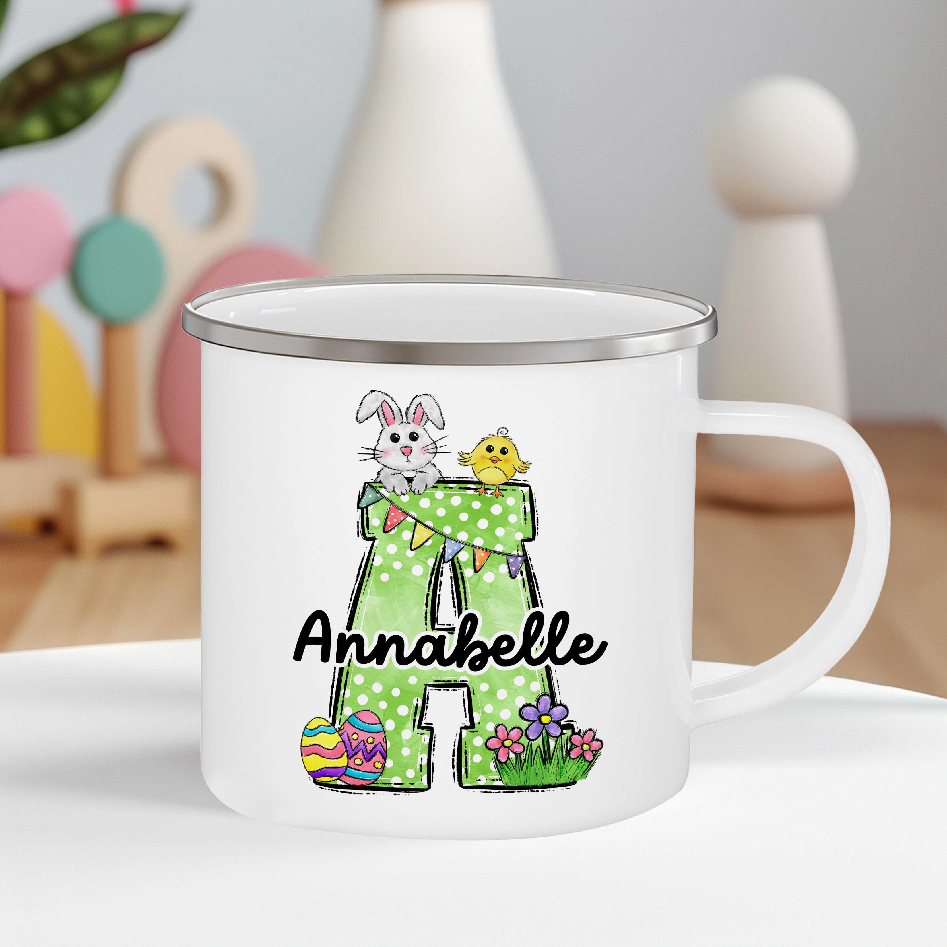 easter parade enamel mug for kids
