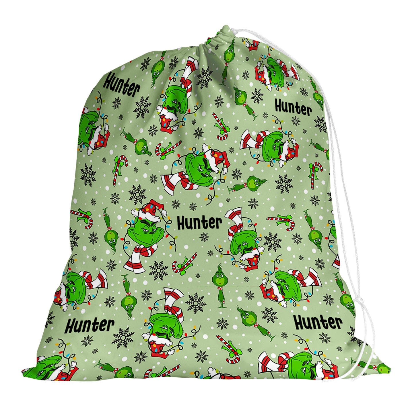 GRINCH SANTA SACK