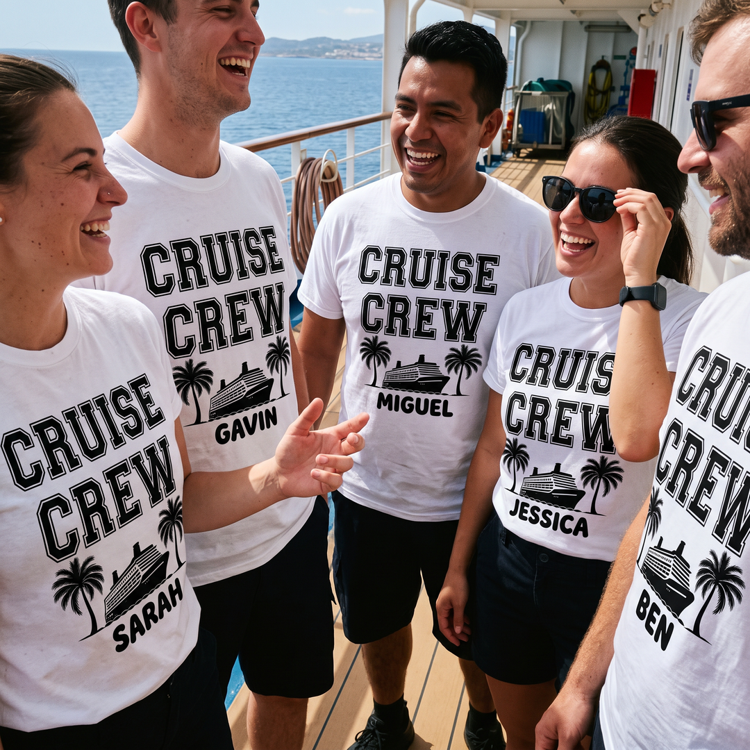 Cruise Crew Summer Personalized T-Shirt