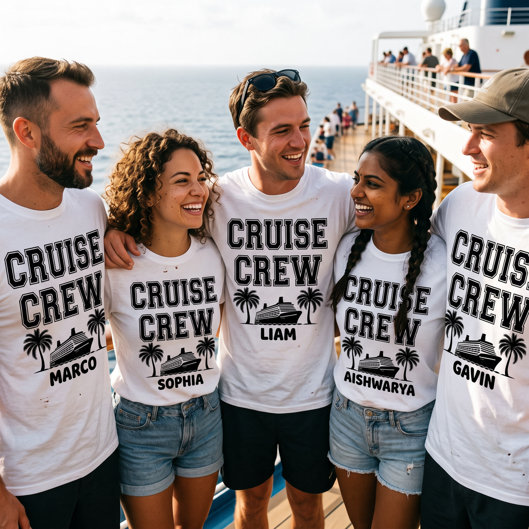 Cruise Crew Summer Personalized T-Shirt