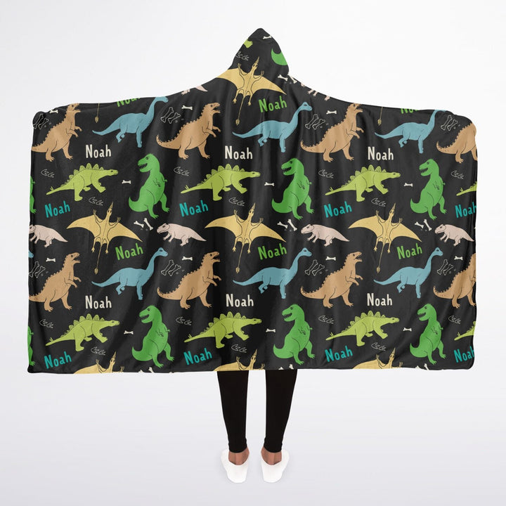 HOODED BLANKET DINOSAURS